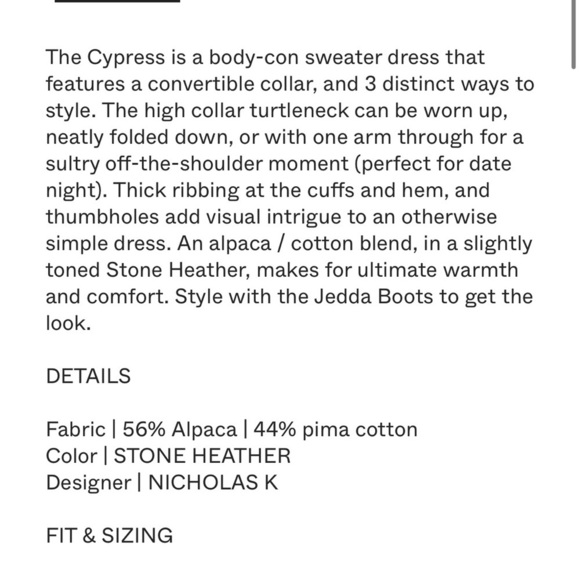 Nicholas K Cypress Alpaca Blend Sweater Dress - Picture 7 of 11